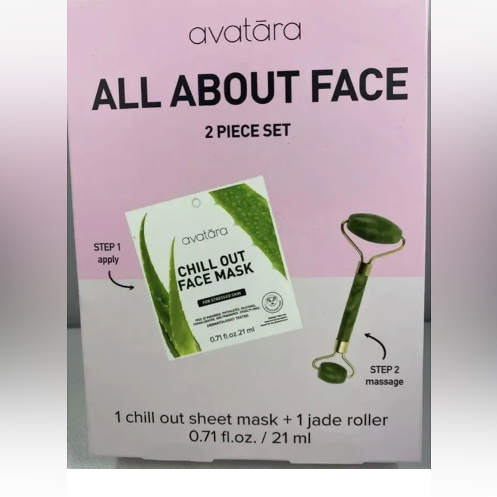 AVATARA Face Mask & Face Roller Set